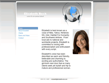 Tablet Screenshot of elizabethvoice.com